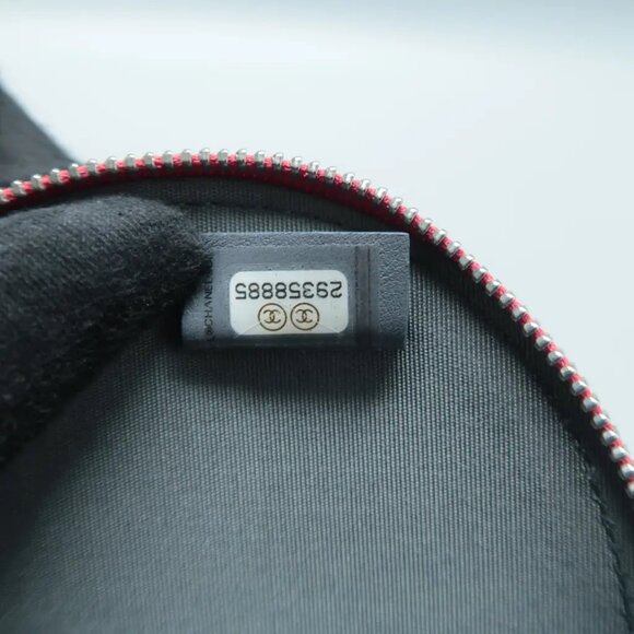 100% Authentic CHANEL Gray&Pink Leather Shoulder Bag 1596-101424 - Picture 11 of 12